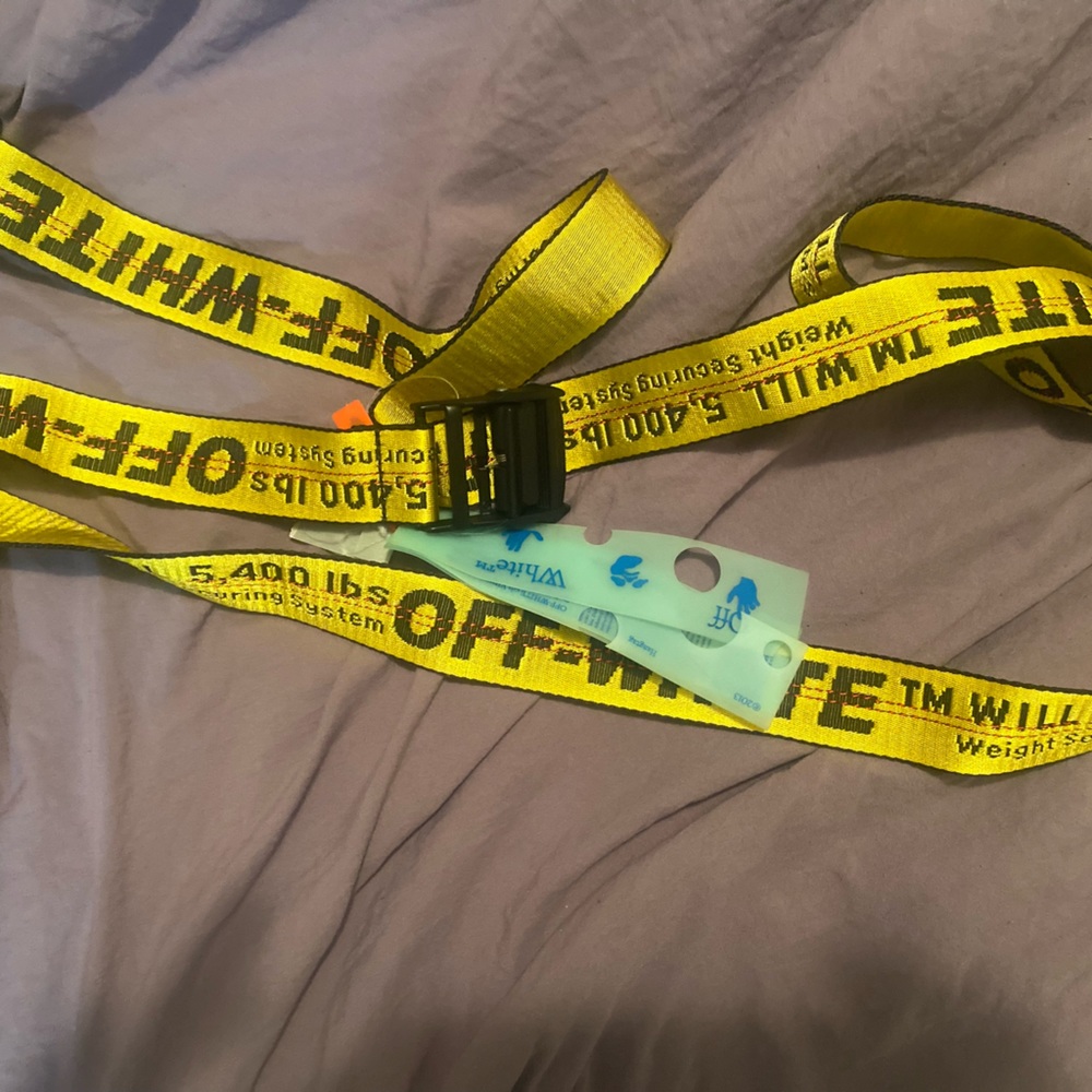Authentic off white belt